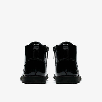 Clarks Kids Oaklyn Charm Toddler Black Patent