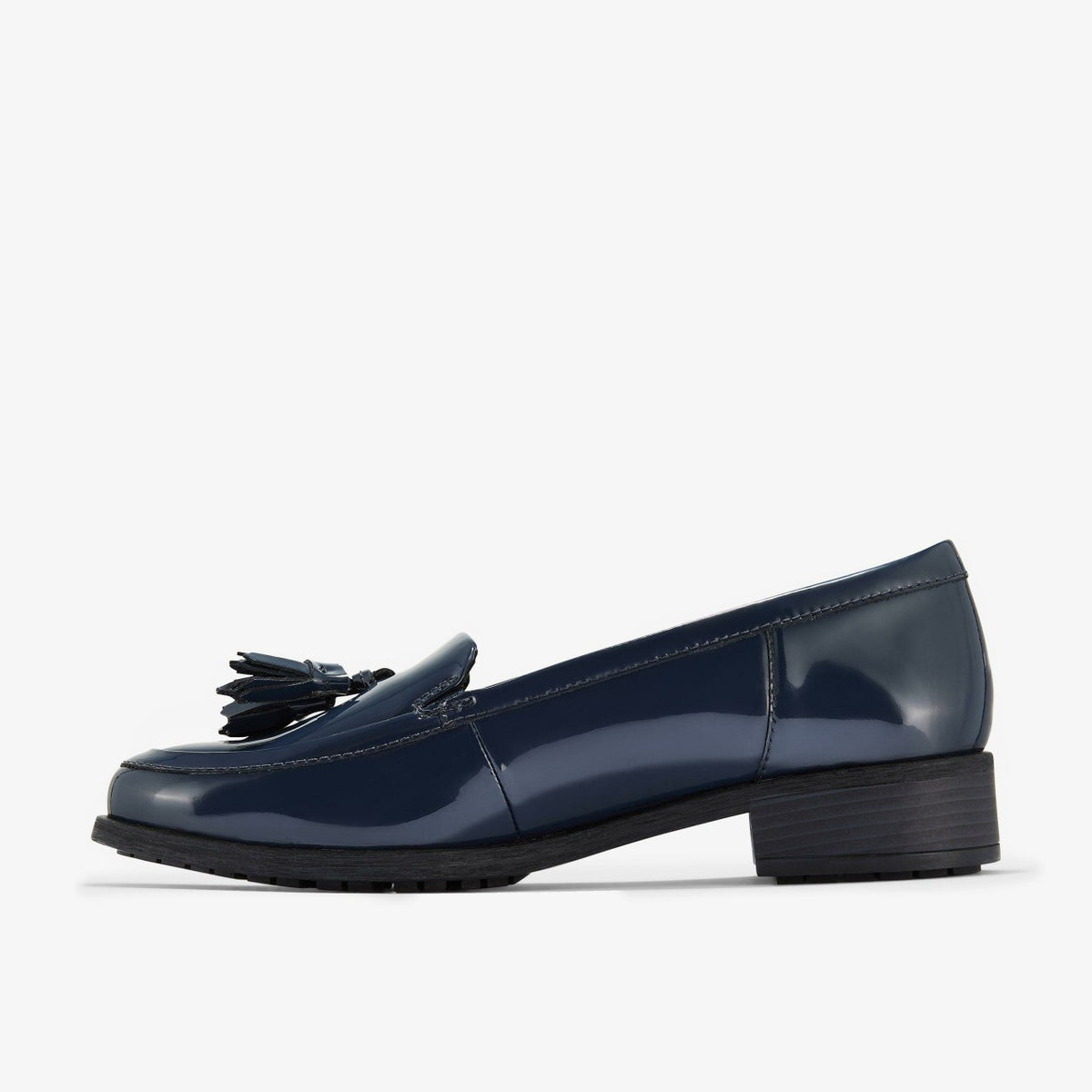 Clarks Women Havisham Edge Loafer Navy Patent