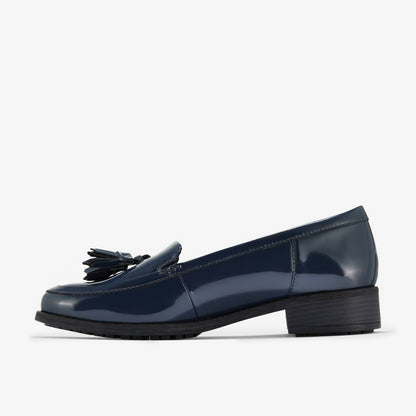 Clarks Women Havisham Edge Loafer Navy Patent