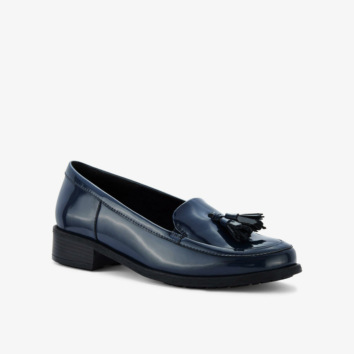 Clarks Women Havisham Edge Loafer Navy Patent