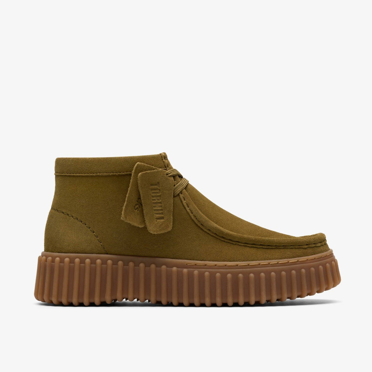Clarks Women Torhill Moss Olive Suede