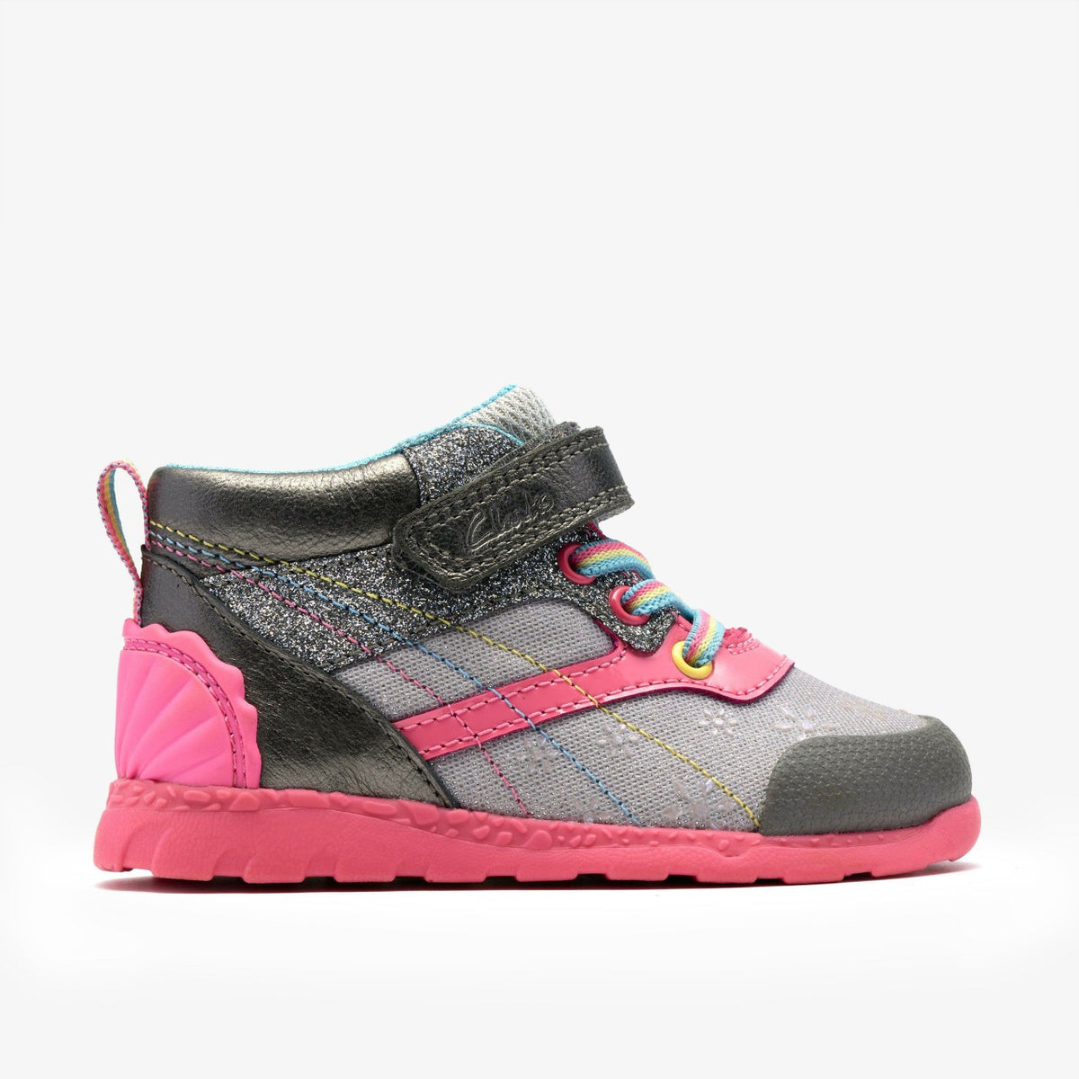Clarks Kids Tidal 2 Myth Toddler Silver