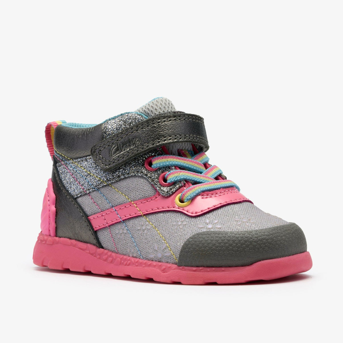 Clarks Kids Tidal 2 Myth Toddler Silver