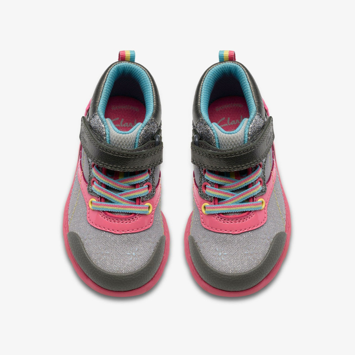 Clarks Kids Tidal 2 Myth Toddler Silver