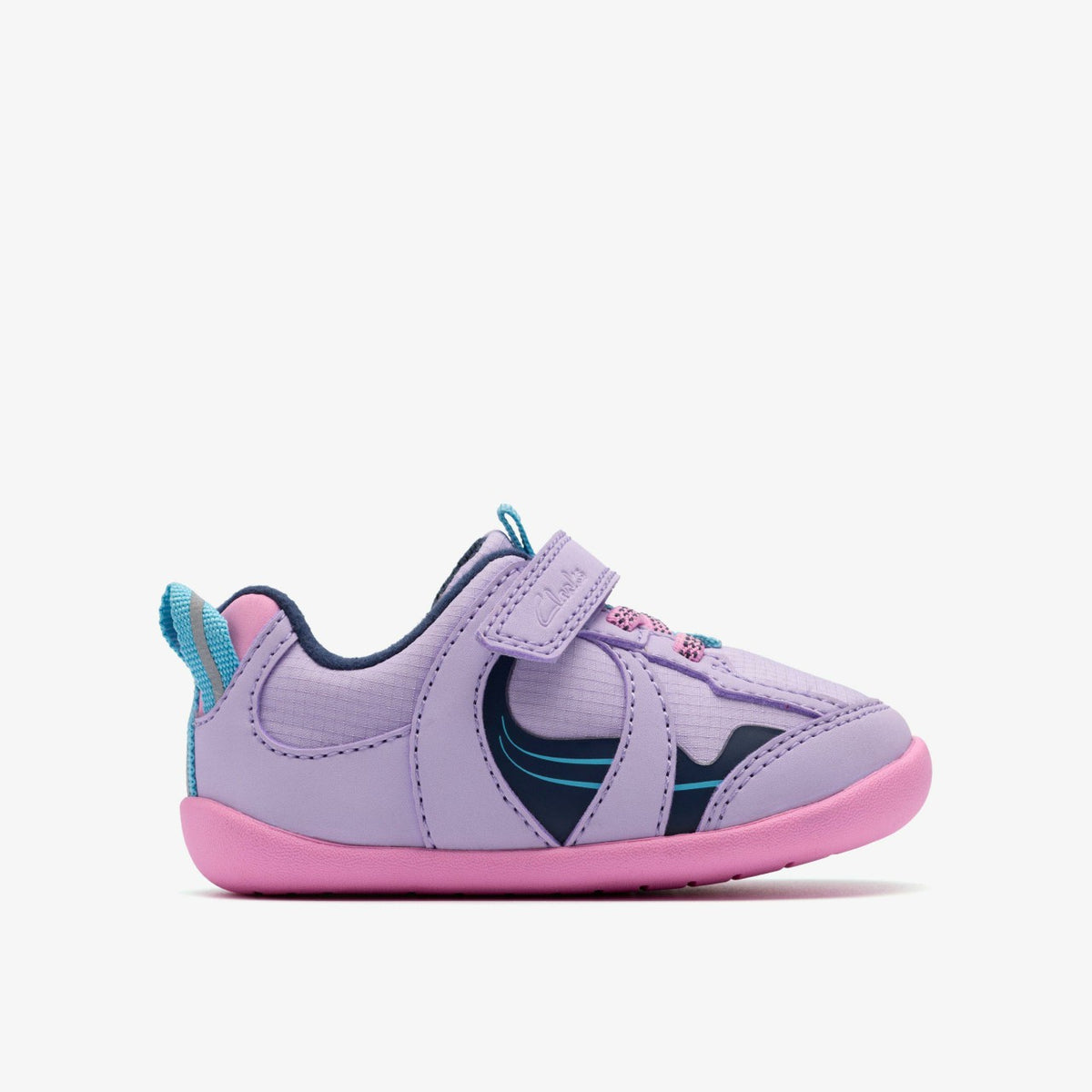Clarks Kids Roamer Hero Toddler Lilac Combination