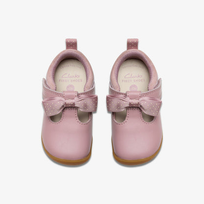 Clarks Kids Roamer Trim Toddler Dusty Pink