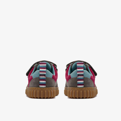 Clarks Kids Cove Pop Toddler Grey