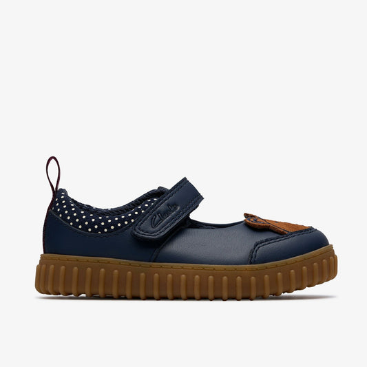 Clarks Kids Cove Beam Toddler Navy