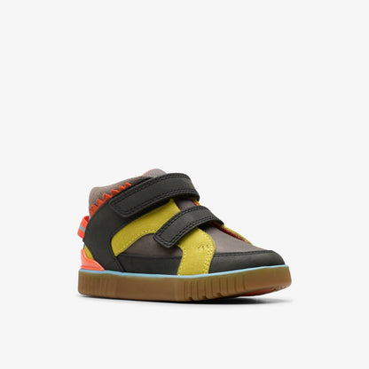 Clarks Kids Oslo Play Toddler Grey Combination