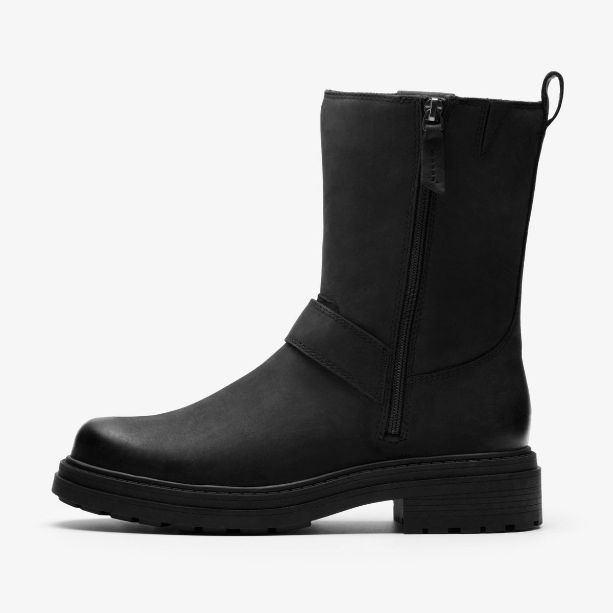 Clarks Women Orinoco 3 Bay Black Leather