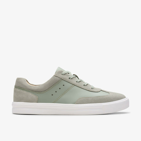 Clarks Women Makea Court Light Green