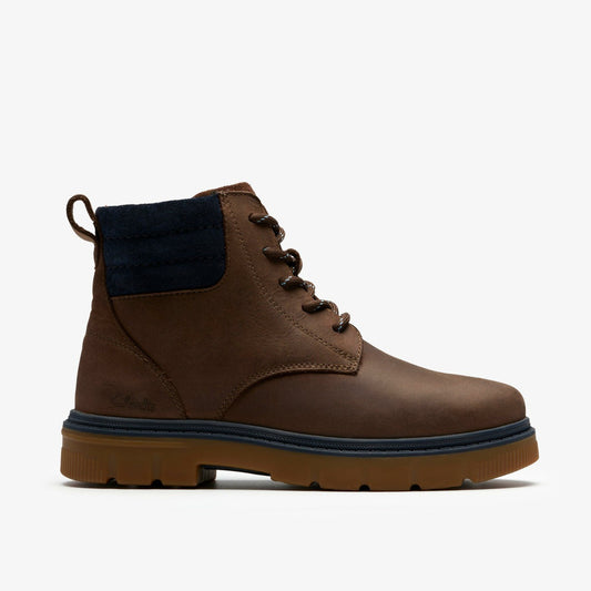 Clarks Kids Lorcam Trail Older Dark Brown