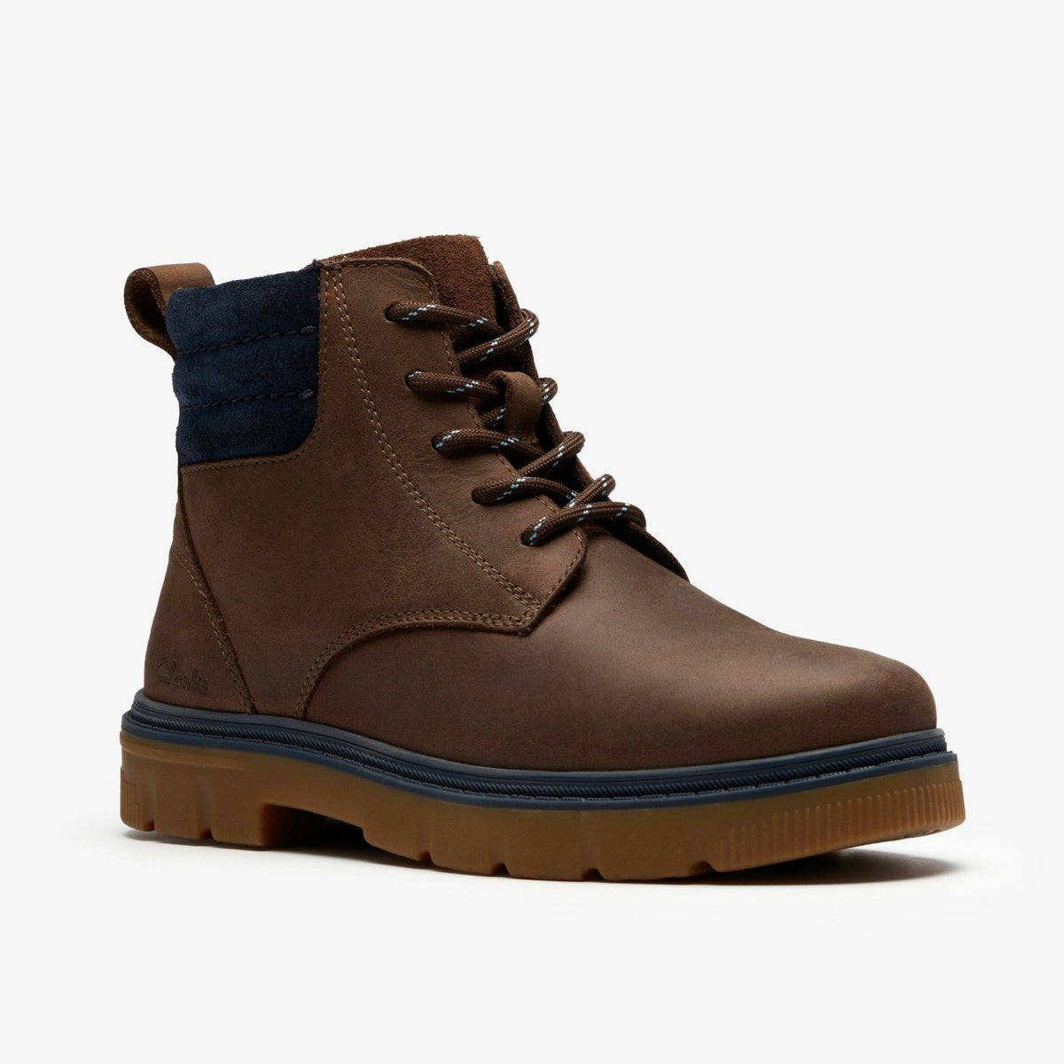 Clarks Kids Lorcam Trail Older Dark Brown