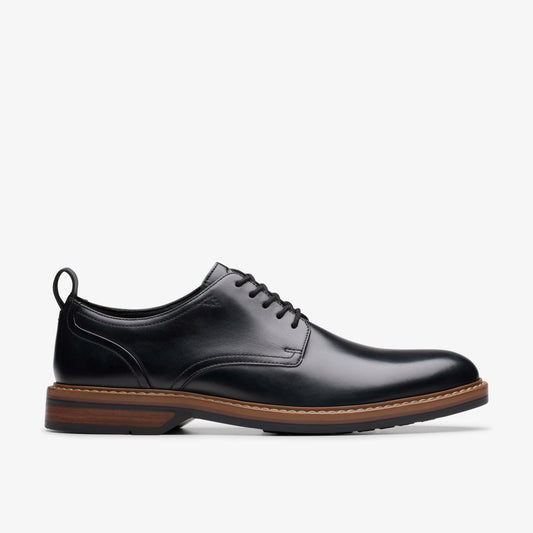 Clarks Men Aldwin Lace Black Leather
