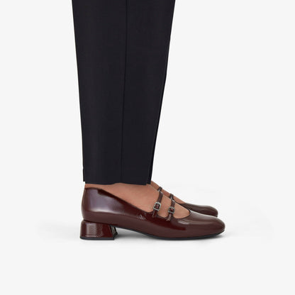 Clarks Women Daiss 30 Shine Burgundy Patent