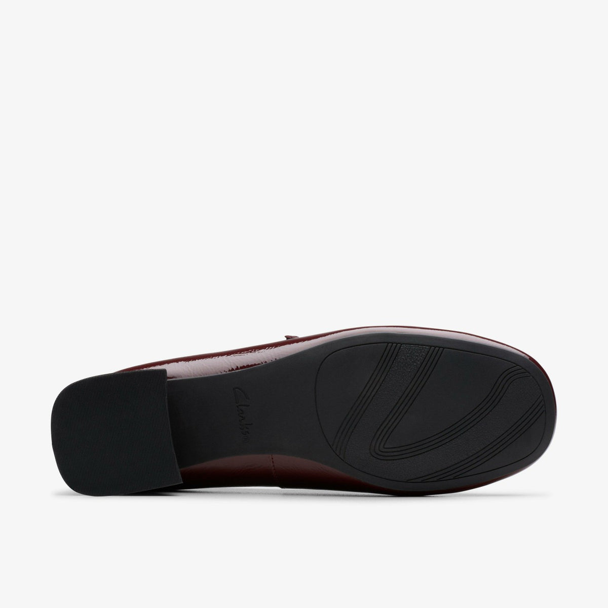 Clarks Women Daiss 30 Shine Burgundy Patent
