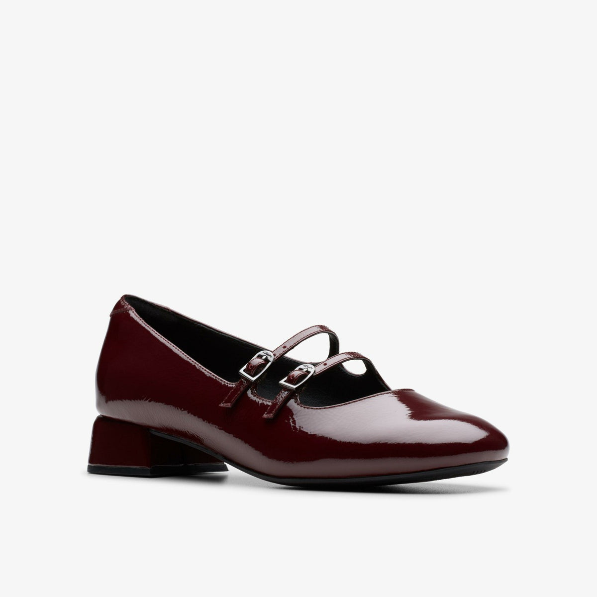 Clarks Women Daiss 30 Shine Burgundy Patent
