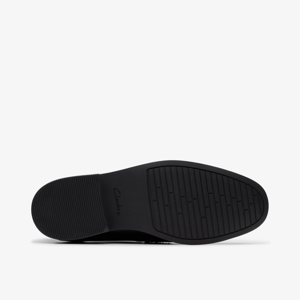 Clarks Kids Jonwin Craft Youth Black Leather
