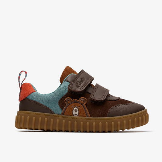 Clarks Kids|Babies Cove Den Toddler Chestnut