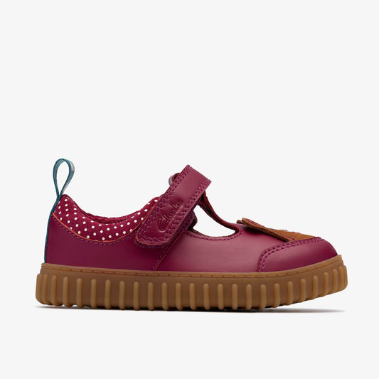 Clarks Kids Cove Glow Toddler Berry