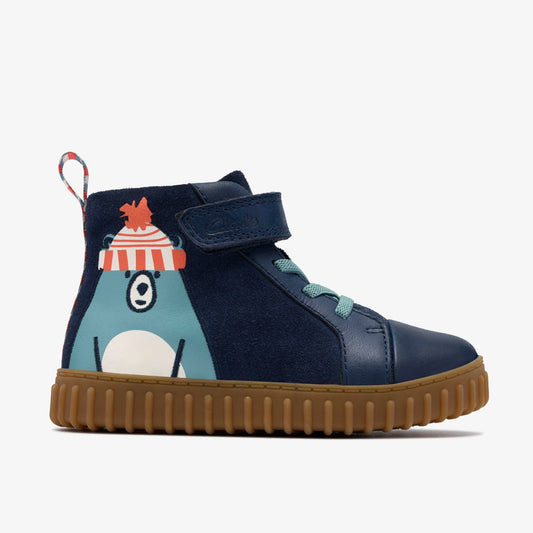 Clarks Kids Cove Kind Toddler Navy