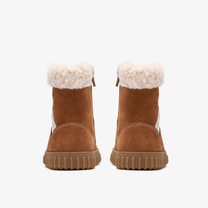 Clarks Kids Cove Warm Toddler Tan