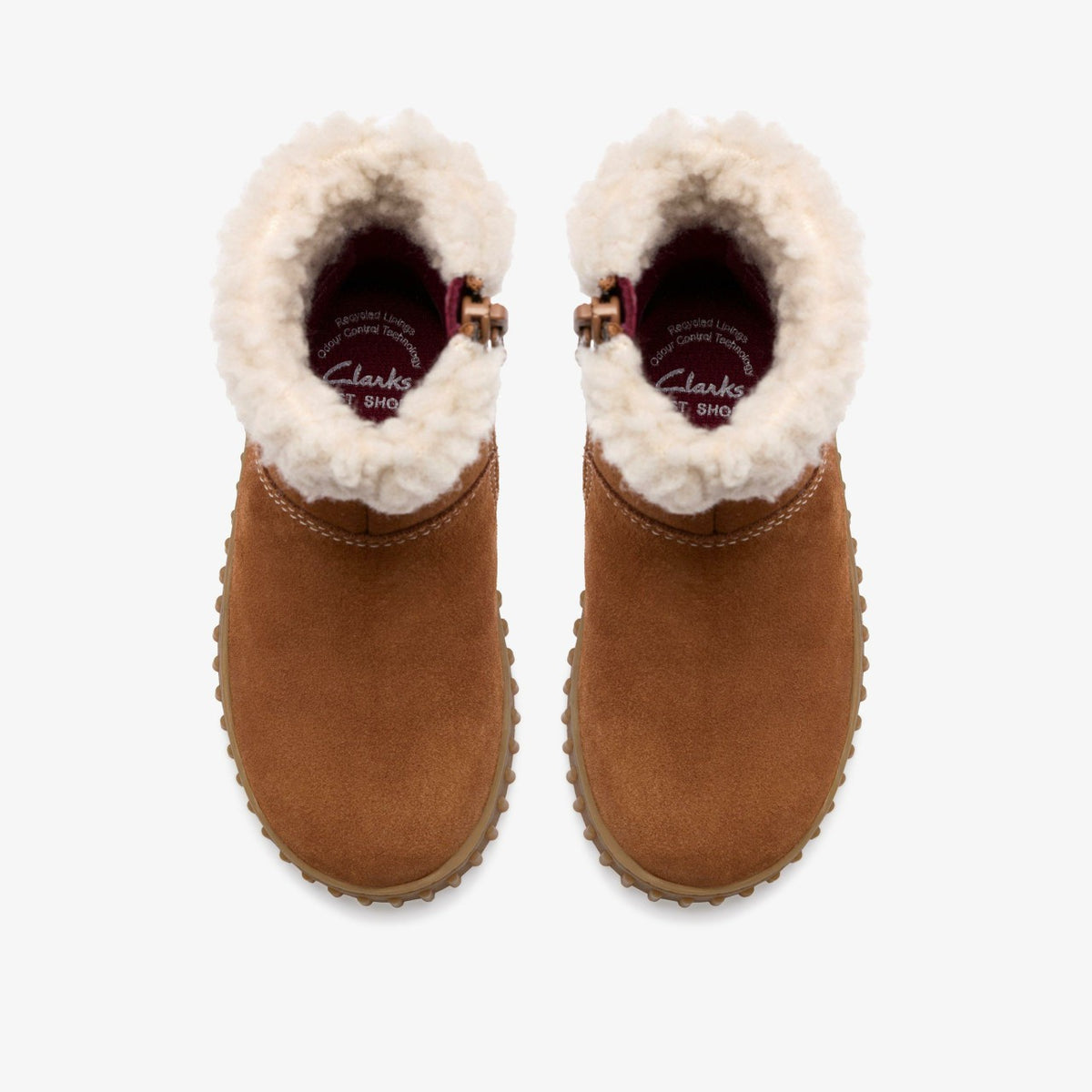 Clarks Kids Cove Warm Toddler Tan