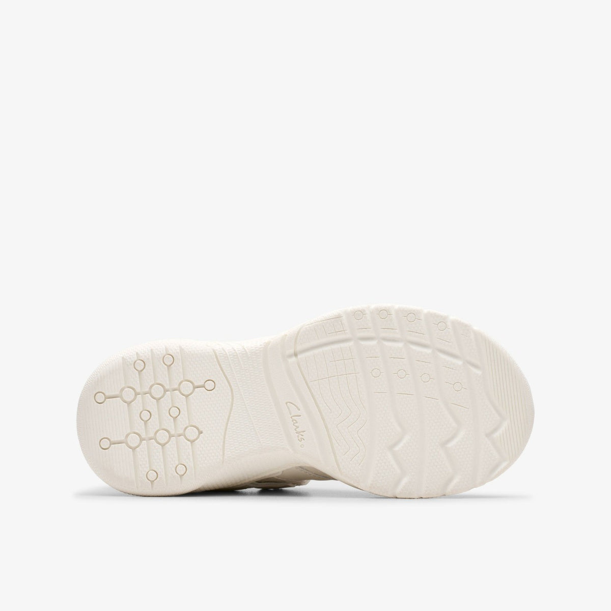Clarks Kids Feather Pace Kid White