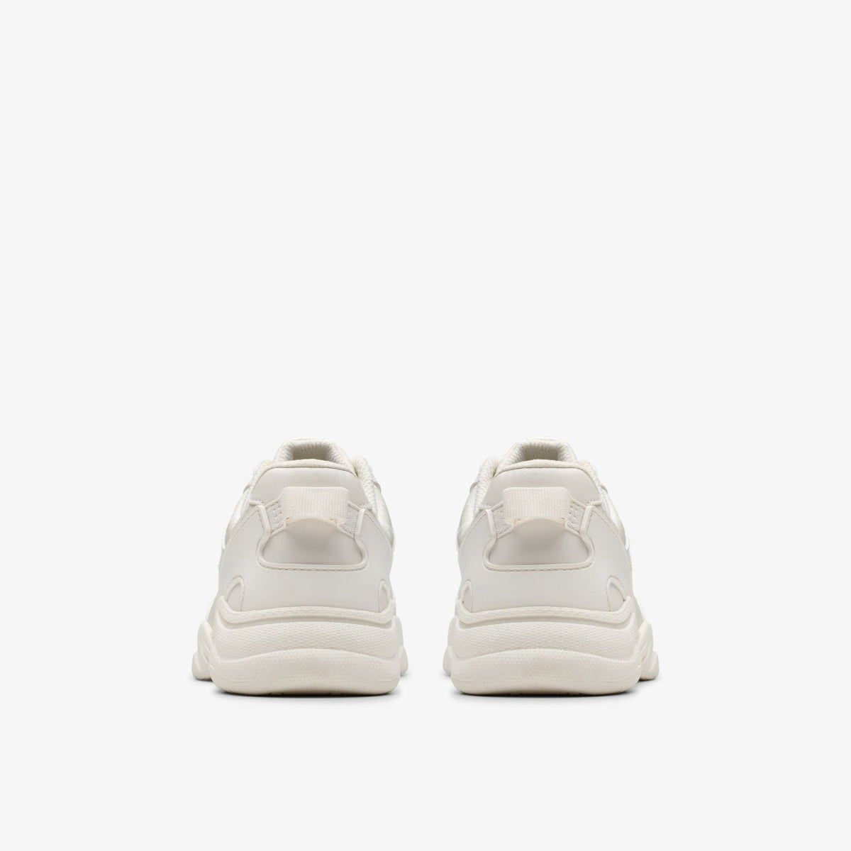 Clarks Kids Feather Pace Older White