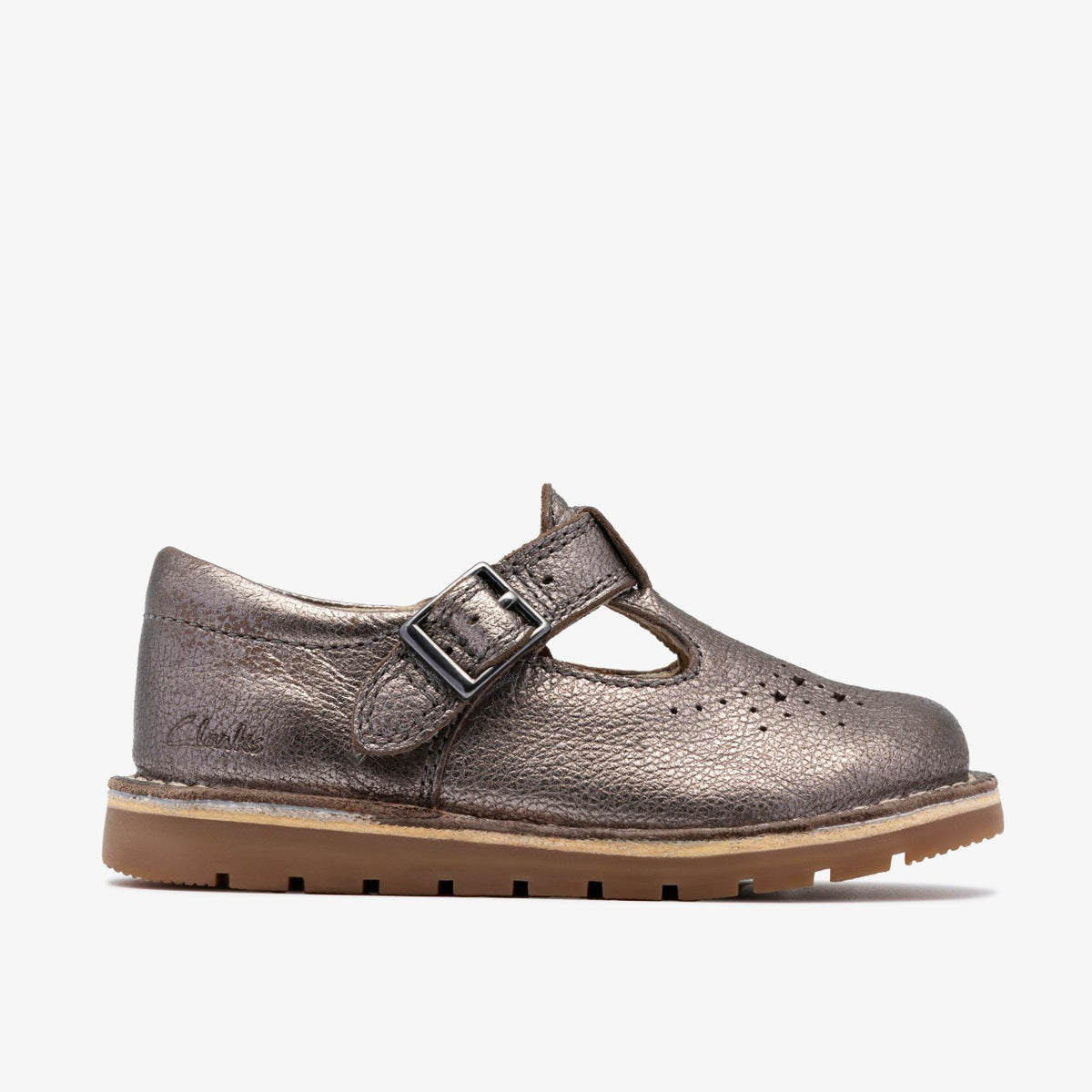 Clarks Kids Joyful Skip Toddler Pewter