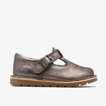 Clarks Kids Joyful Skip Toddler Pewter