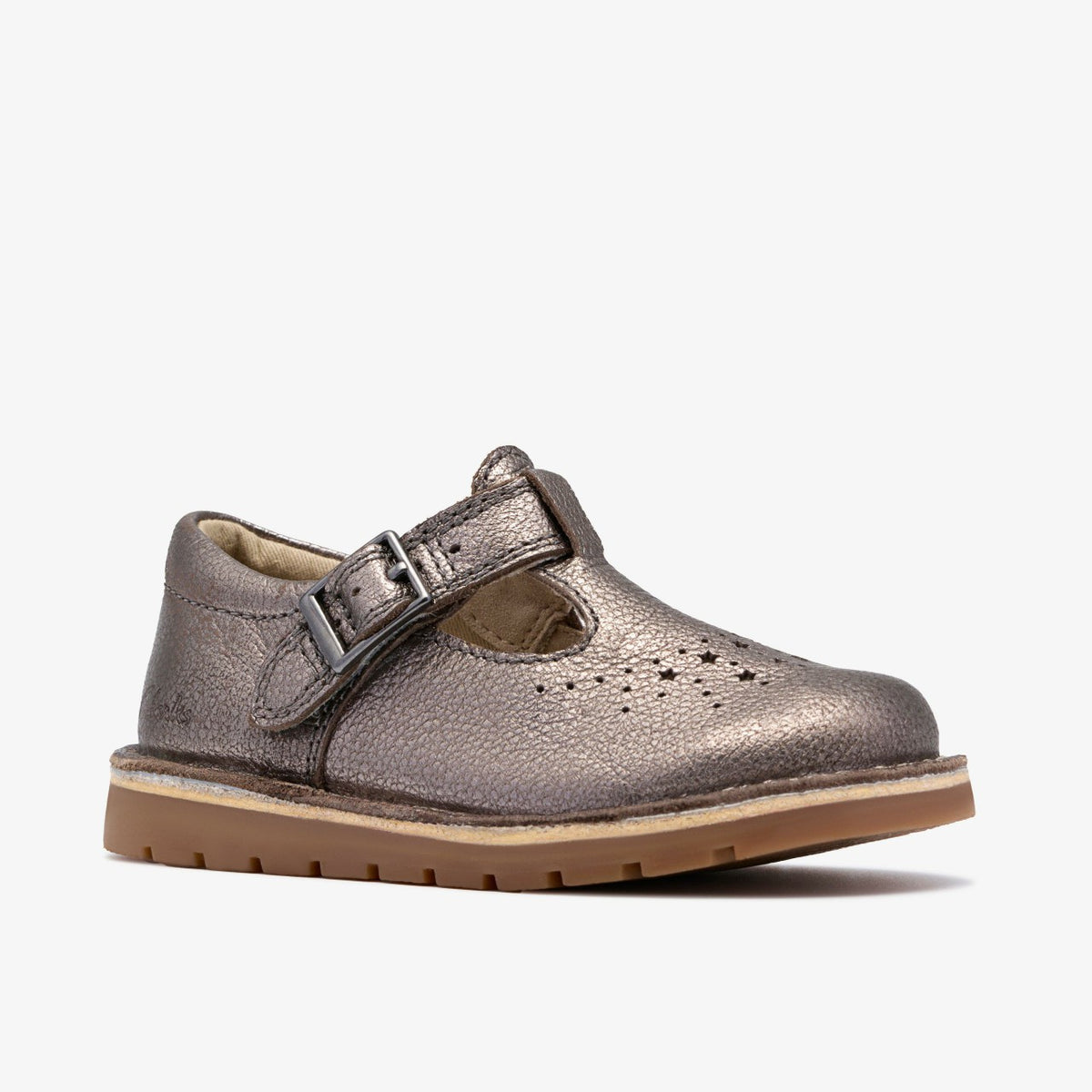 Clarks Kids Joyful Skip Toddler Pewter