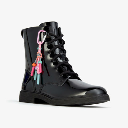 Clarks Kids Oaklyn Charm Older Black Patent