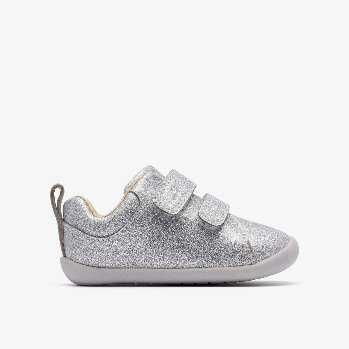 Clarks Kids Roamer Craft Toddler Silver Patent