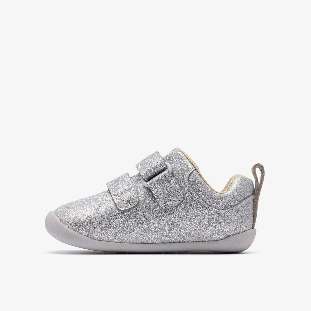 Clarks Kids Roamer Craft Toddler Silver Patent