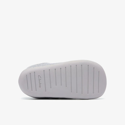 Clarks Kids Roamer Craft Toddler Silver Patent