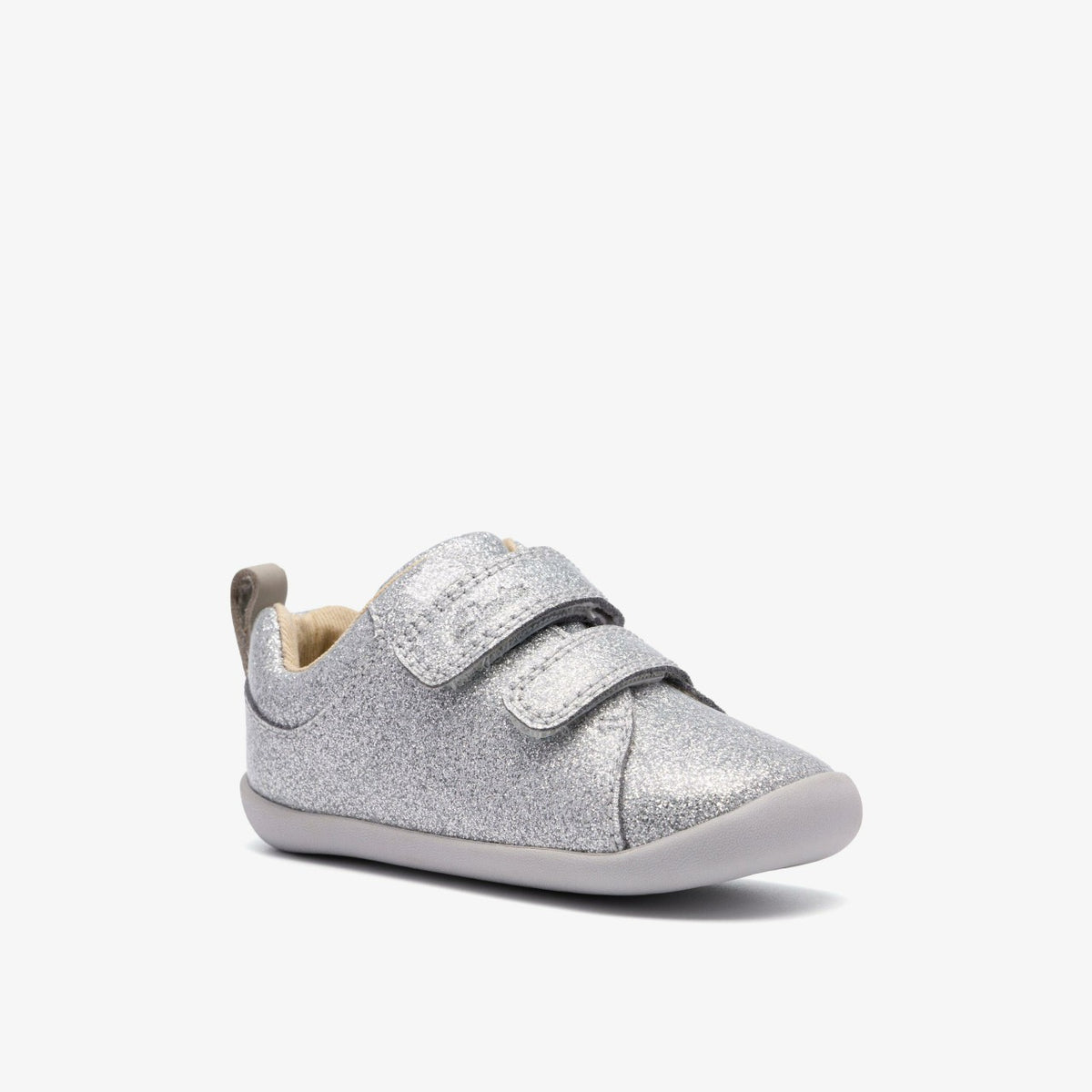 Clarks Kids Roamer Craft Toddler Silver Patent