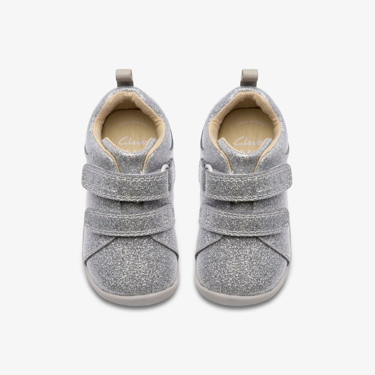 Clarks Kids Roamer Craft Toddler Silver Patent