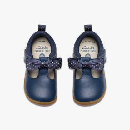 Clarks Kids Roamer Trim Toddler Navy