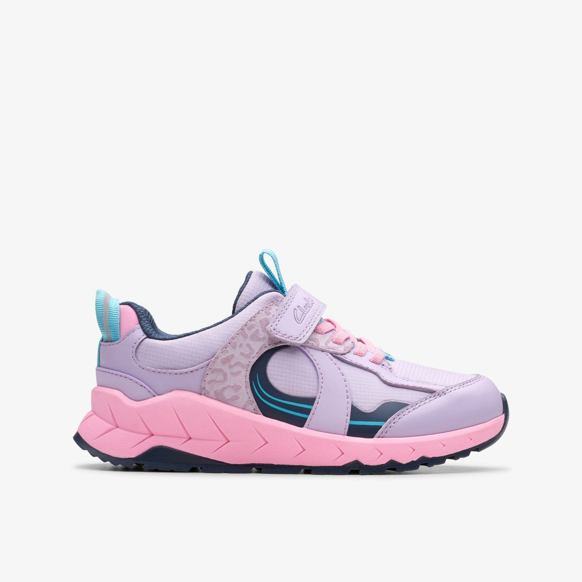 Clarks Kids Selva Hero Kid Lilac Combination