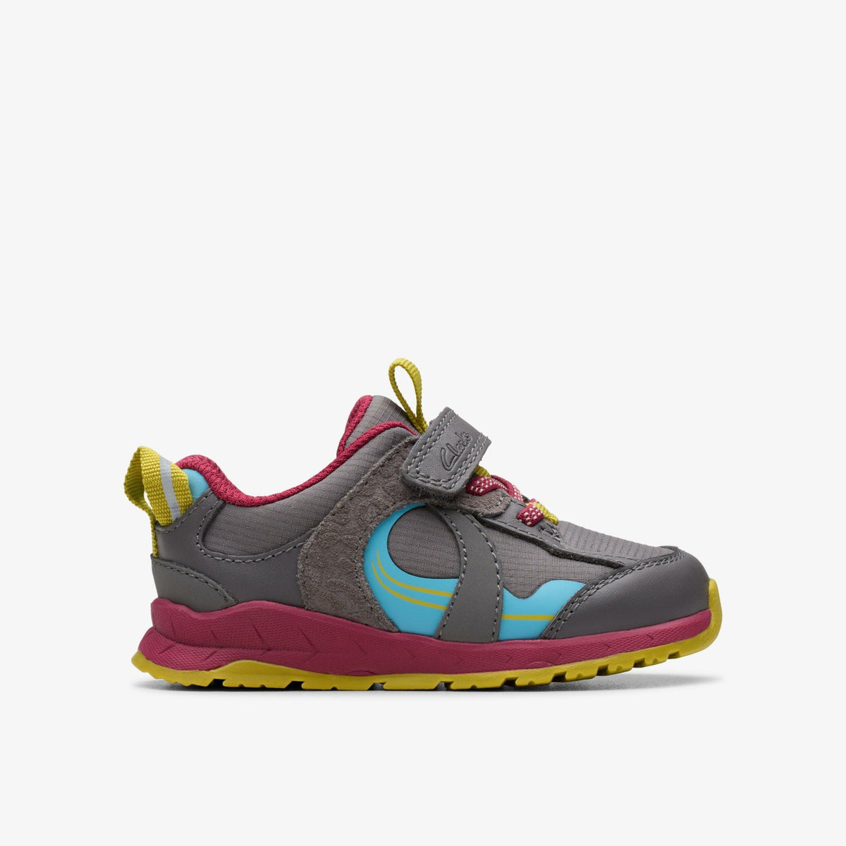 Clarks Kids Selva Hero Toddler Dark Grey Combination