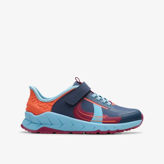 Clarks Kids Selva Lane Kid Navy Combination