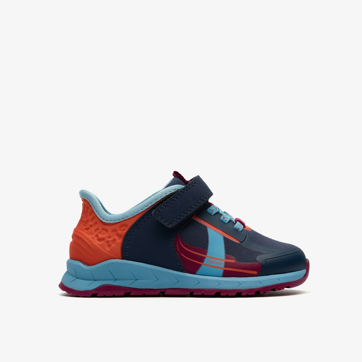 Clarks Kids Selva Lane Toddler Navy Combination