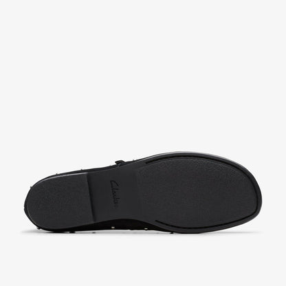 Clarks Women Livia Stud Black Suede