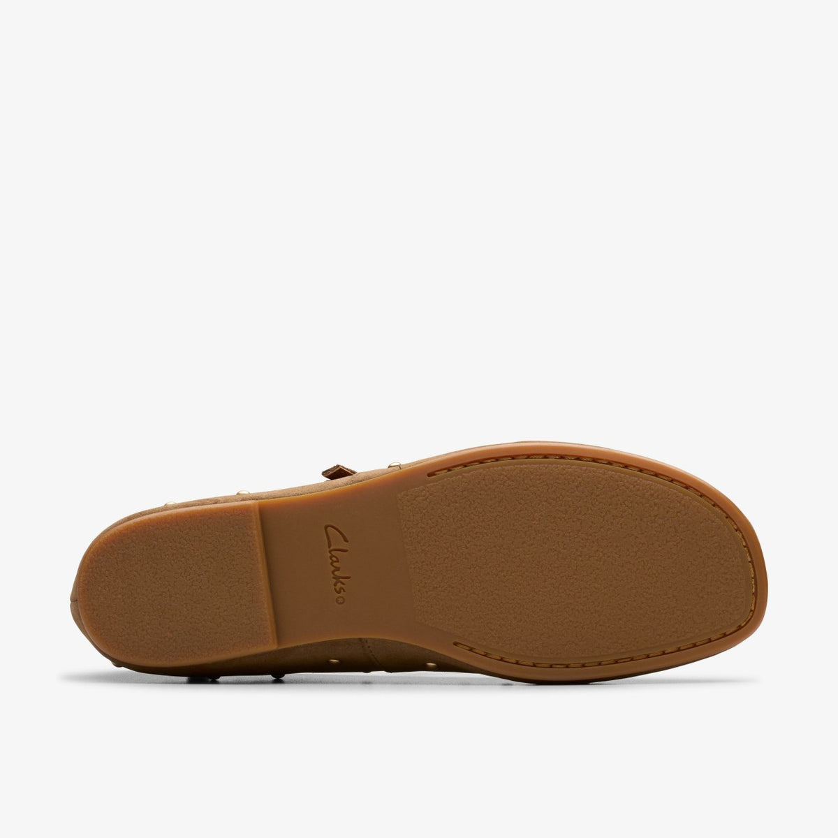 Clarks Women Livia Stud Walnut Suede