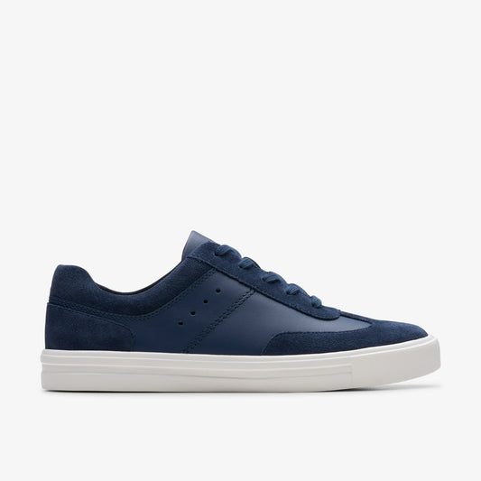 Clarks Women Makea Court Navy Leather