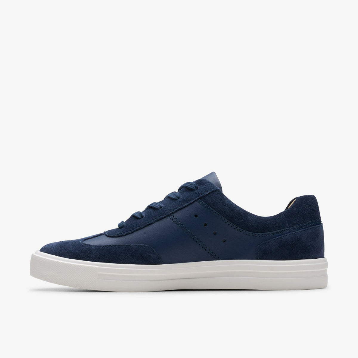Clarks Women Makea Court Navy Leather