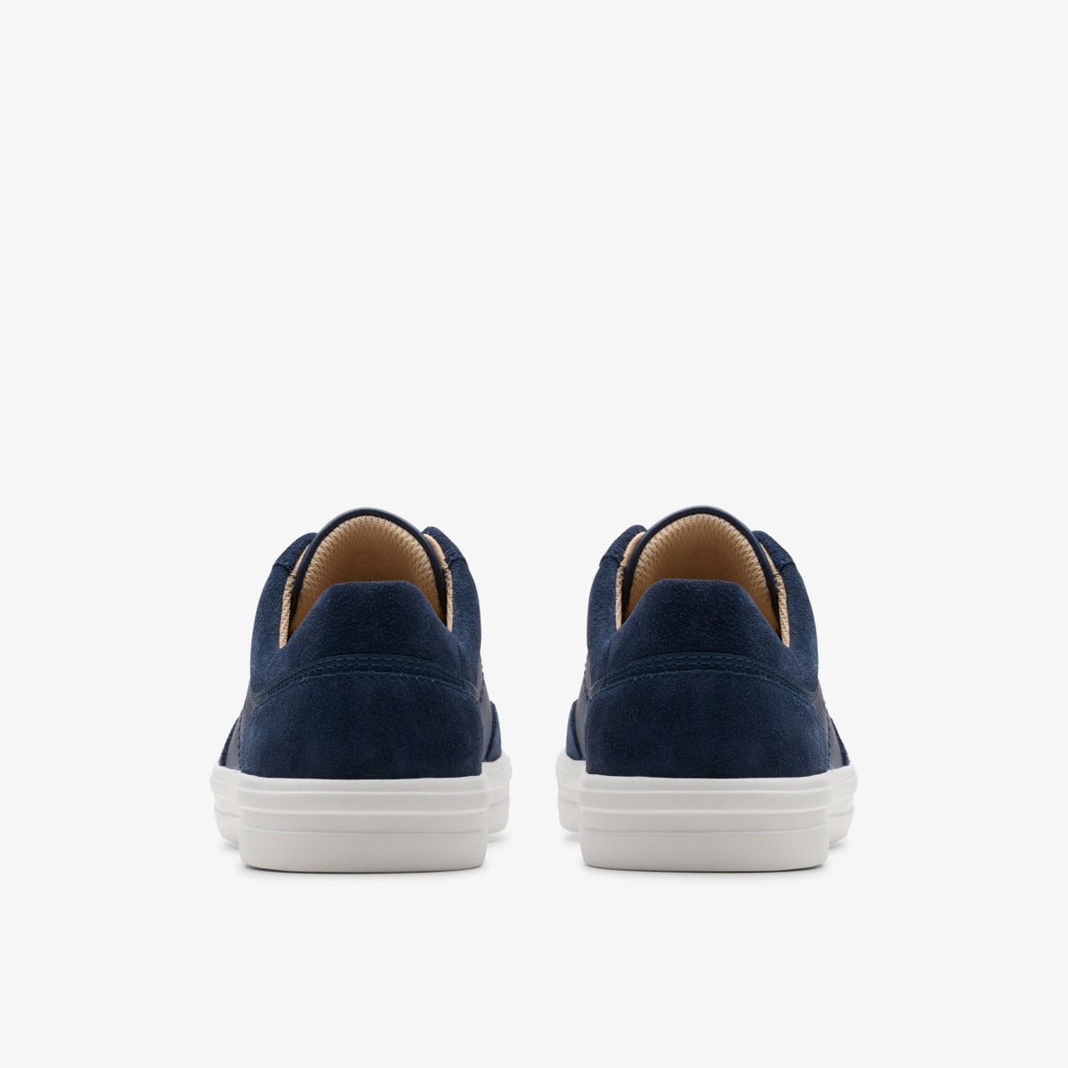 Clarks Women Makea Court Navy Leather