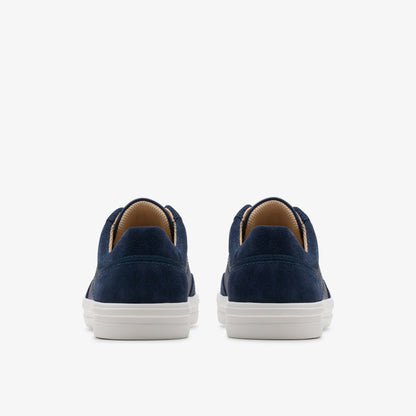 Clarks Women Makea Court Navy Leather