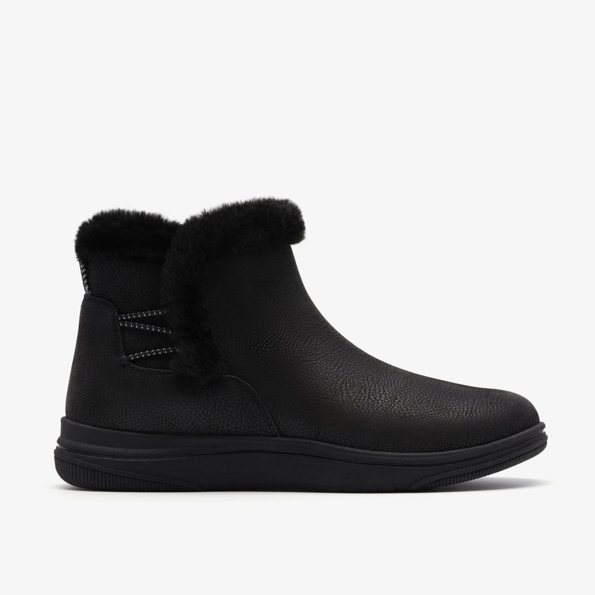 Clarks Women Brinkley Fur Black Combination